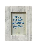 Homesmiths White Marble Photo Frame-7 x 0.75 x 9 inch
