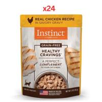 Instinct Healthy Cravings Chicken Wet Cat Food 24X85G