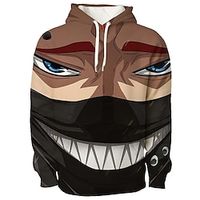 Inspired by Black Clover Asta Hoodie Cartoon Manga Anime Front Pocket Graphic Hoodie For Men's Women's Unisex Adults' 3D Print 100% Polyester miniinthebox - thumbnail