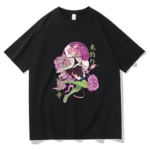 Demon Slayer: Kimetsu no Yaiba Kanroji Mitsuri T-shirt Anime Graphic T-shirt For Men's Women's Unisex Adults' Hot Stamping 100% Cotton Casual Daily miniinthebox