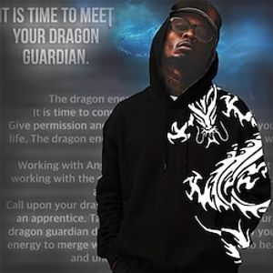 Dragon Guardian x LU | Men's Dragon Loong Mythical Creature Dark Style Streetwear Hoodie Lightinthebox