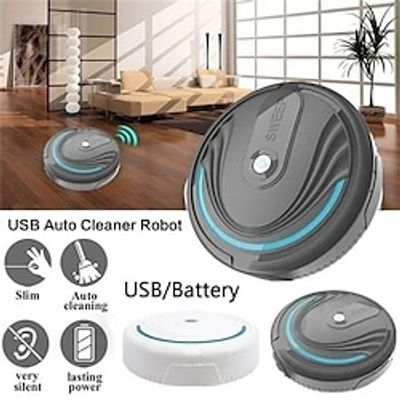 Automatic Smart Household Mopping Sweeping Machine Robot Cleaner Vacuum Floor Dust Hair USBBattery Lightinthebox