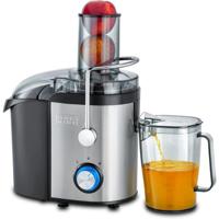 Black & Decker 800W 1.7L Stainles Steel XL Juicer Extractor With Juice Collector Silver & Black Je800-B5