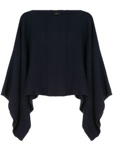 Voz solid cropped jumper - Blue