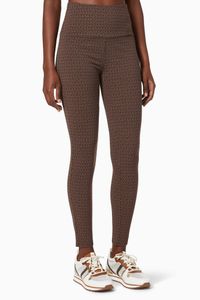 Tonal Logo Dot Leggings in Nylon
