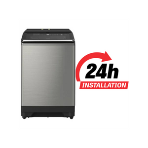 Hitachi 25kg Top Load Washing Machine | Auto Dose System | Dual Jet Series | SFP250ZFVAD3CGXSS | Stainless Steel Color