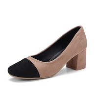 High Heels Round Toe Shoes Ladies Pumps