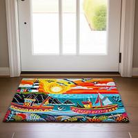 Beach Holiday Doormat Kitchen Mat Floor Mat Non-Slip Area Rug Oil Proof Rug Indoor Outdoor Mat Bedroom Decor Bathroom Mat Entrance Entryway Rug Lightinthebox