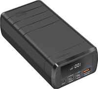 Promate 30 Watt Power Bank 38000mAh Power Mine, Black - POWERMINE-130W (UAE Delivery Only)