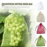 50Pcs Grapes Fruit Protection Bags Garden Mesh Bags Agricultural Orchard Pest Control Anti-Bird Netting Vegetable Bags miniinthebox - thumbnail