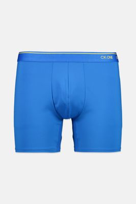 Mens Microfiber One Boxer Brief Blue Mens Microfiber One Boxer Brief Blue