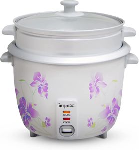 Impex RC 2802 500 Watts 1.5 Litre Automatic Electric Rice Cooker with Aluminium Inner pot Safety Protection heating Coil