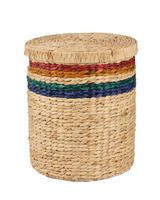 Homesmiths Water Hyacinth Storage Hamper Large Dia-38 x 41cm