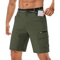 Men's Tactical Shorts Cargo Shorts Shorts Hiking Shorts Button Multi Pocket Plain Wearable Short Outdoor Daily Going out Fashion Classic Grass Green Black Lightinthebox