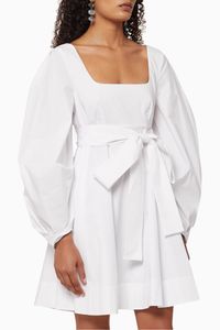 Belted Cotton Dress