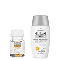 Heliocare 360º Pigment Solution Fluid + D Plus Capsules Set