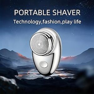 Men's Capsule Shaped Portable Electric Shaver Mini Portable Smart Shaver Razor For Outdoor Travel Birthday Gift For Men Father's Day Gift Lightinthebox