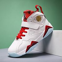 Boys' Basketball Shoes Trainers Athletic Shoes Sports  Outdoors Synthetics Shock Absorption Breathability Air Mattresses / Air Shoes Classic Sneakers Little Kids(4-7ys) Big Kids(7years ) Training miniinthebox - thumbnail