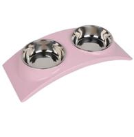 Pawsitiv Rainbow Dinner Set Bowls Small - Pink