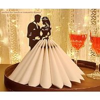 Napkin Holder, Christmas Tableware Witch Napkin Holder, Wooden Freestanding Napkin Dispenser with Witch Design for Kitchen and Table Décor Lightinthebox - thumbnail