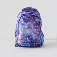 St.Right Printed 18-inch Backpack with Zip Closure