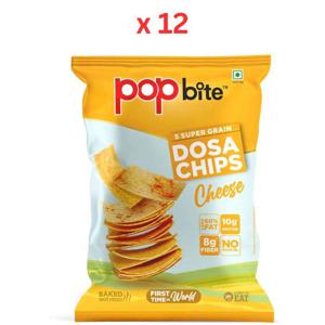 Popbite Dosa Chips Cheese 75 Gm Pack Of 12