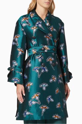 Ginko Trench Coat in Satin Ginko Trench Coat in Satin