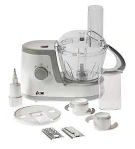 Ikon Food Processor, 350 W, Grey, IK-CFP05