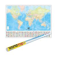 Explorer World Map (Rolled) (90 x 126cm)