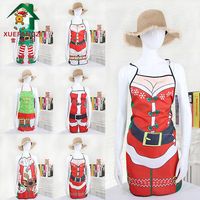 Santa Claus Cartoon Decoration Apron