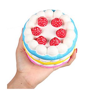 4.33 Squishies Jumbo Slow Rising Kawaii Colorful Squishies Strawberry Cake Scented 1 Pcs Lightinthebox