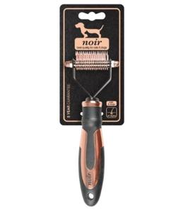 Ebi Noir 2in1 Detangle & Thinning Brush For Dogs & Cats 19x7x2.5cm