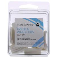 Cuccio Pro French White Tips # 4 1 X 50pcs Acrylic Nails