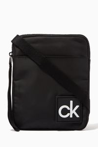 Micro Flat Crossbody Bag in Recycled Nylon