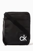 Micro Flat Crossbody Bag in Recycled Nylon - thumbnail