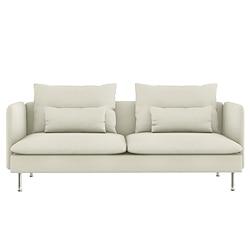 SÖDERHAMN Sofa Cover of IKEA Solid Color with Armrests Quilted Velvet Slipcovers Lightinthebox