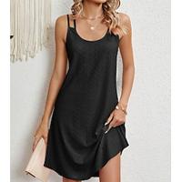 Women's White Dress Lace Dress Casual Dress Midi Dress Lace Patchwork Streetwear Casual V Neck Short Sleeve Black White Pink Color Lightinthebox