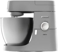 Kenwood Stand Mixer Kitchen Machine Metal Body Chef XL 1200W With 6.7L Stainless Steel Bowl, K-Beater, Whisk, Dough Hook, Blender, Silver - KVL4110S