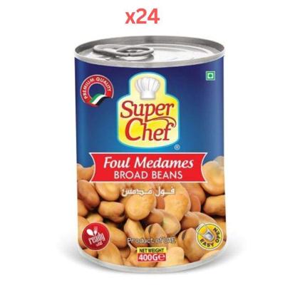 Super Chef Foul Medames 400Gm (Pack Of 24)