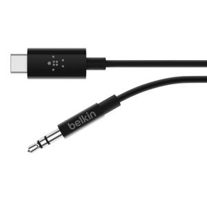 Belkin Rockstar 3.5mm Audio Cable with USB-C Connector