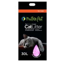 Nutrapet Cat Litter Silica Gel 30L 20Kgs- Non Scented- Sold Per Box