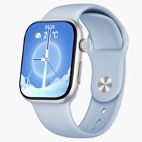 Hezire HWatch Max Smartwatch Silver And Blue (HEZ-SW-11)