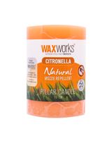 Waxworks Citronella Pillar Candle 10cm Waxworks Citronella Pillar Candle 10cm