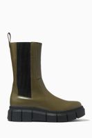 Armor Combat Boots in Leather Armor Combat Boots in Leather
