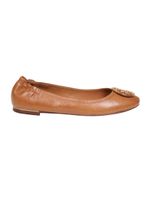 Brown Leather Flats - thumbnail