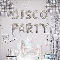 90s Retro Disco Theme Party Aluminum Foil Balloon Set Decorative Balloon Music Balloon Lightinthebox - thumbnail