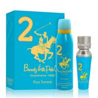 Beverly Hills Polo Club 2 Sport Pour Femme Gift Set 100Ml Edp + 150Ml Deo Spy