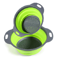 Silicone Foldable Colanders Strainer