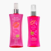 Body Fantasies Pink Vanilla Kiss Body Mist - Set of 2