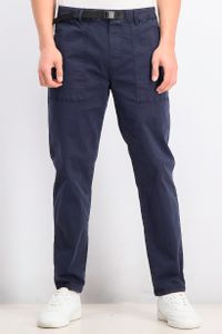 Mens Belted Pants  Navy